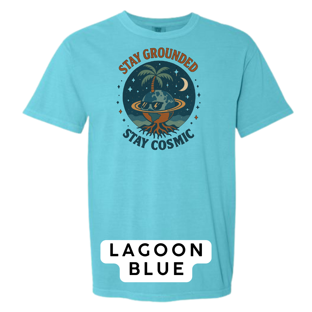 Stay Grounded Stay Cosmic Graphic T-Shirt