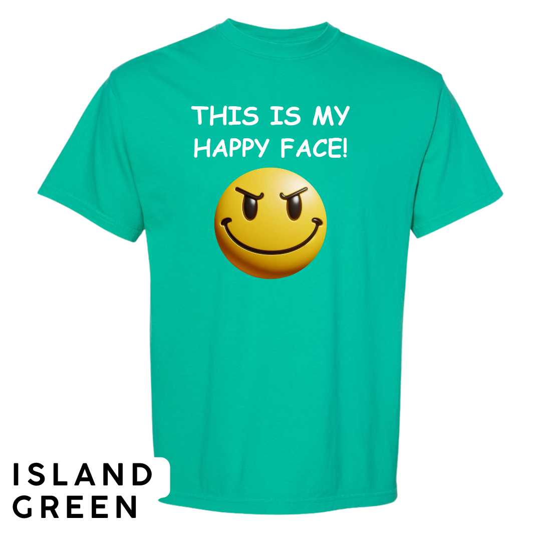 This Is My Happy Face Graphic T-Shirt