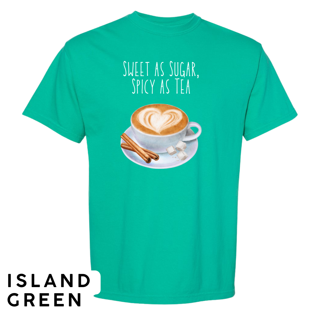 Sweet as Sugar, Spicy as Tea Graphic T-Shirt