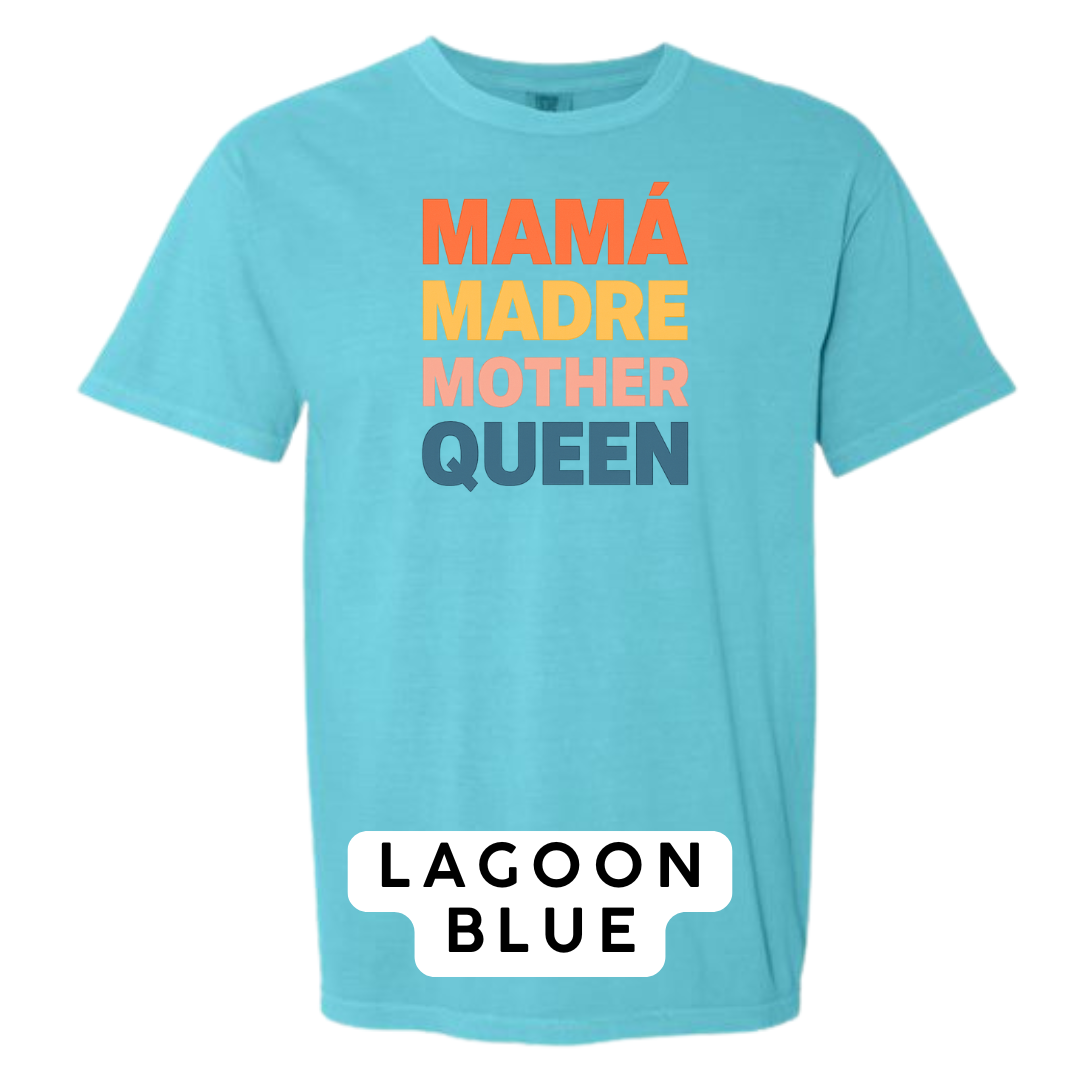 Mamá Madre Mother Queen Graphic T-Shirt