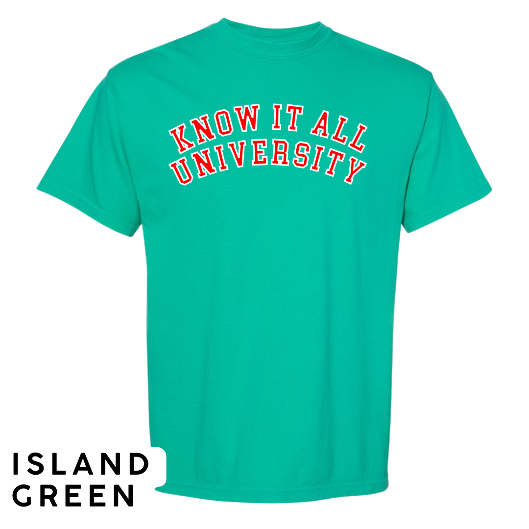 Know It All University Graphic T-Shirt