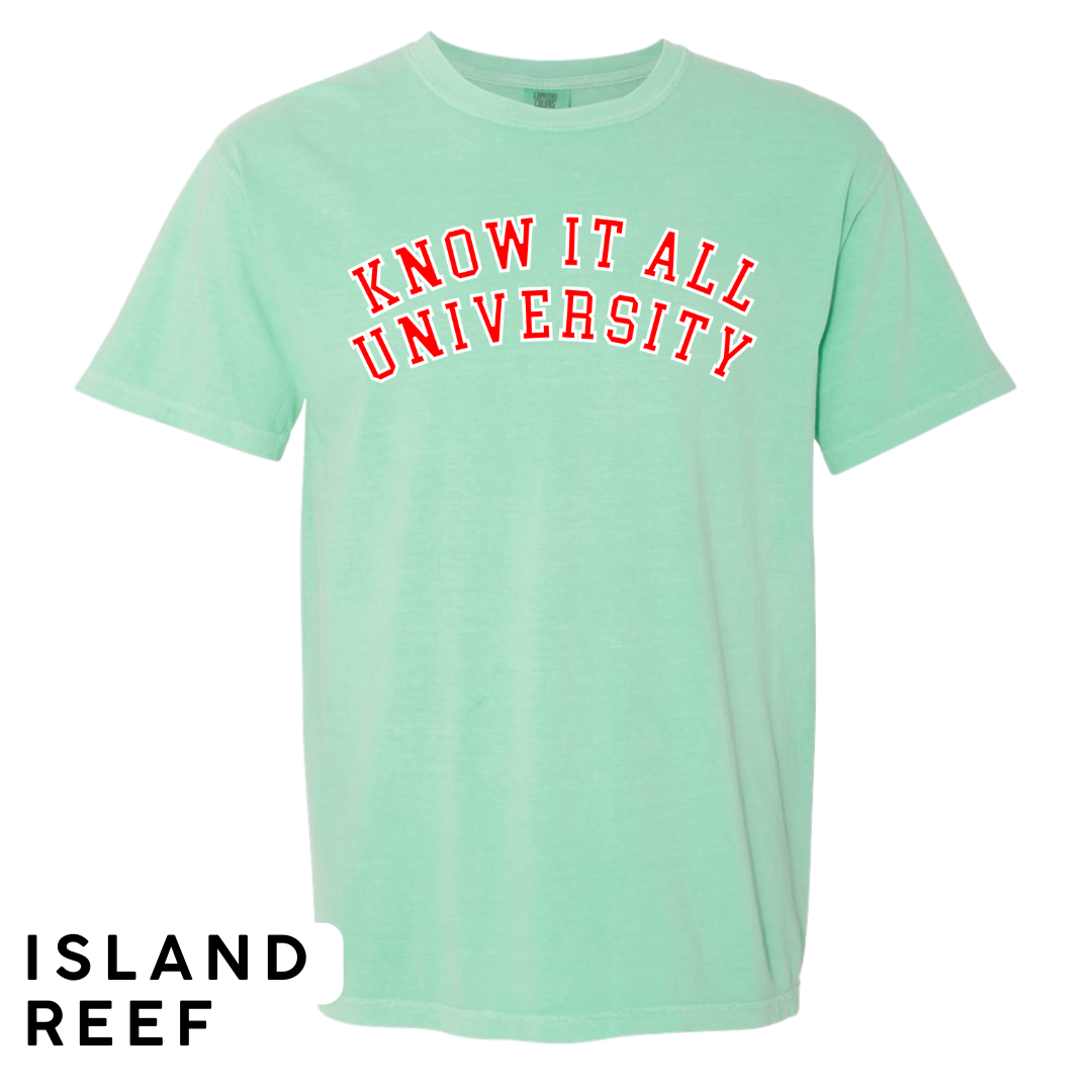 Know It All University Graphic T-Shirt