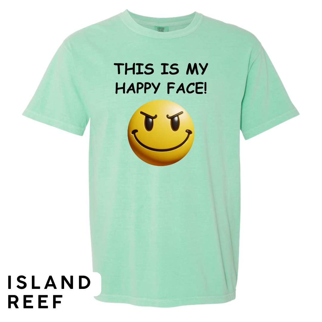 This Is My Happy Face Graphic T-Shirt