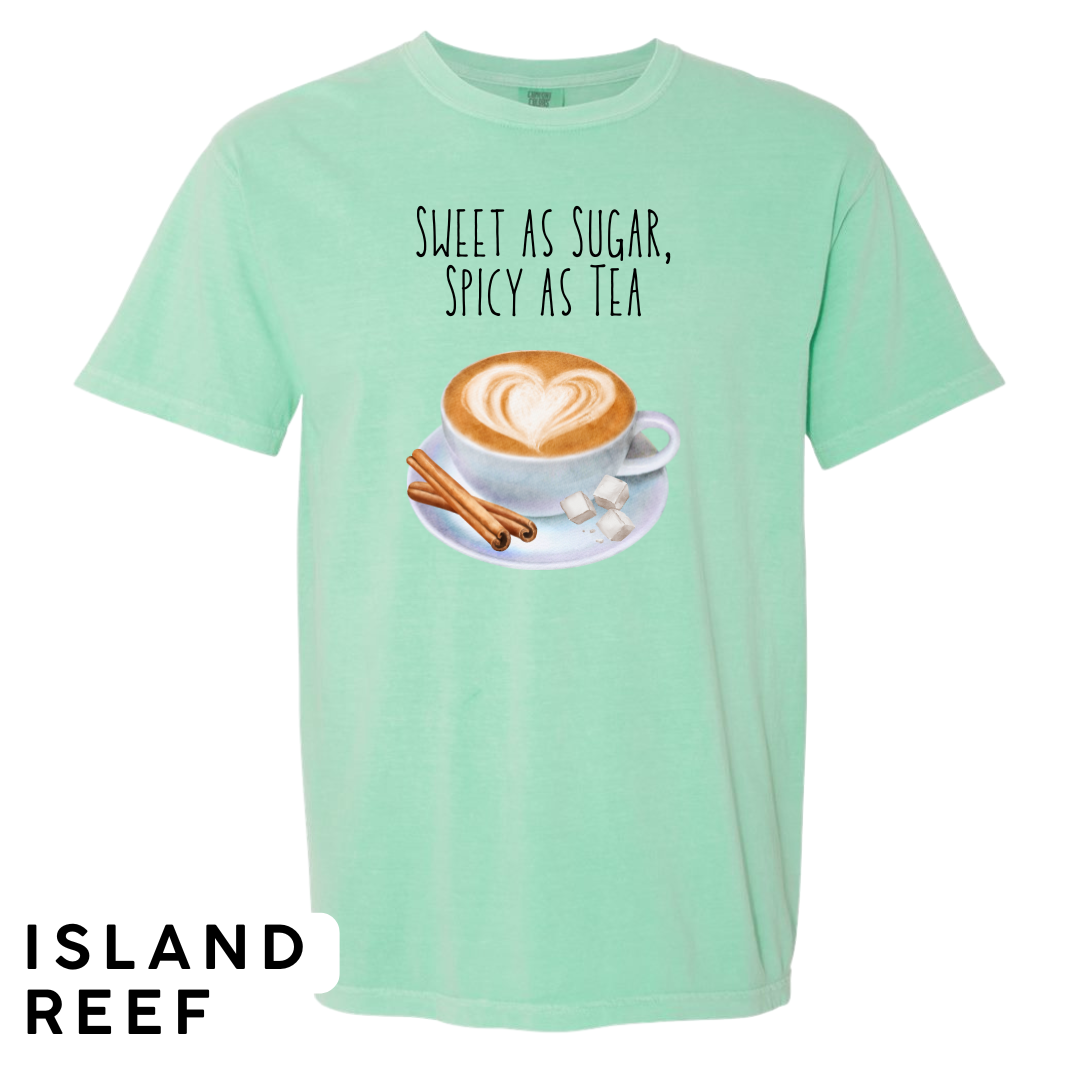 Sweet as Sugar, Spicy as Tea Graphic T-Shirt