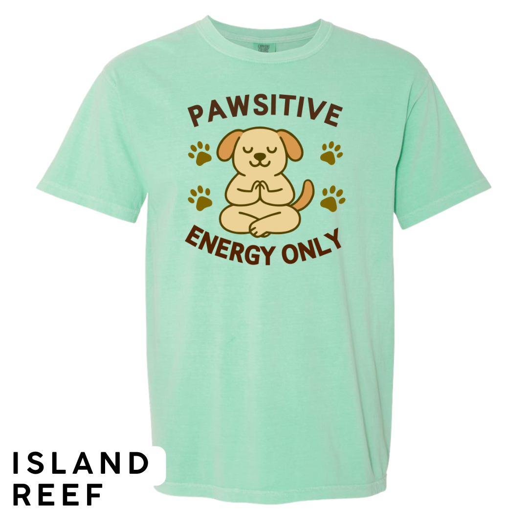 Pawsitive Energy Only Graphic T-Shirt