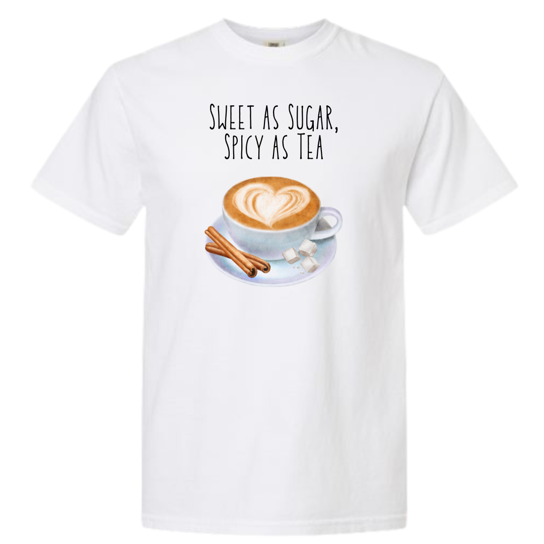 Sweet as Sugar, Spicy as Tea Graphic T-Shirt