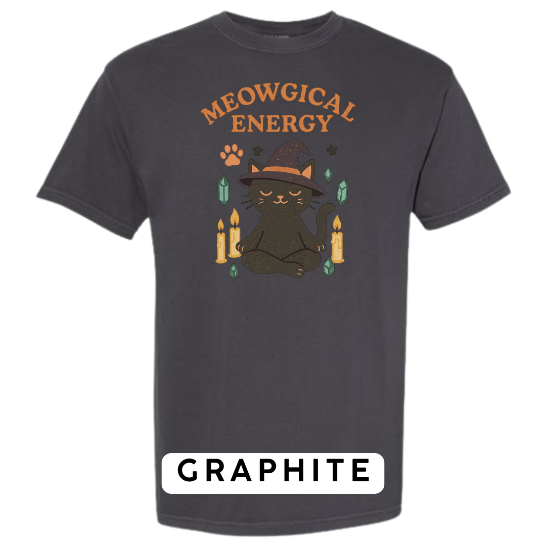 Meowgical Energy Graphic T-Shirt
