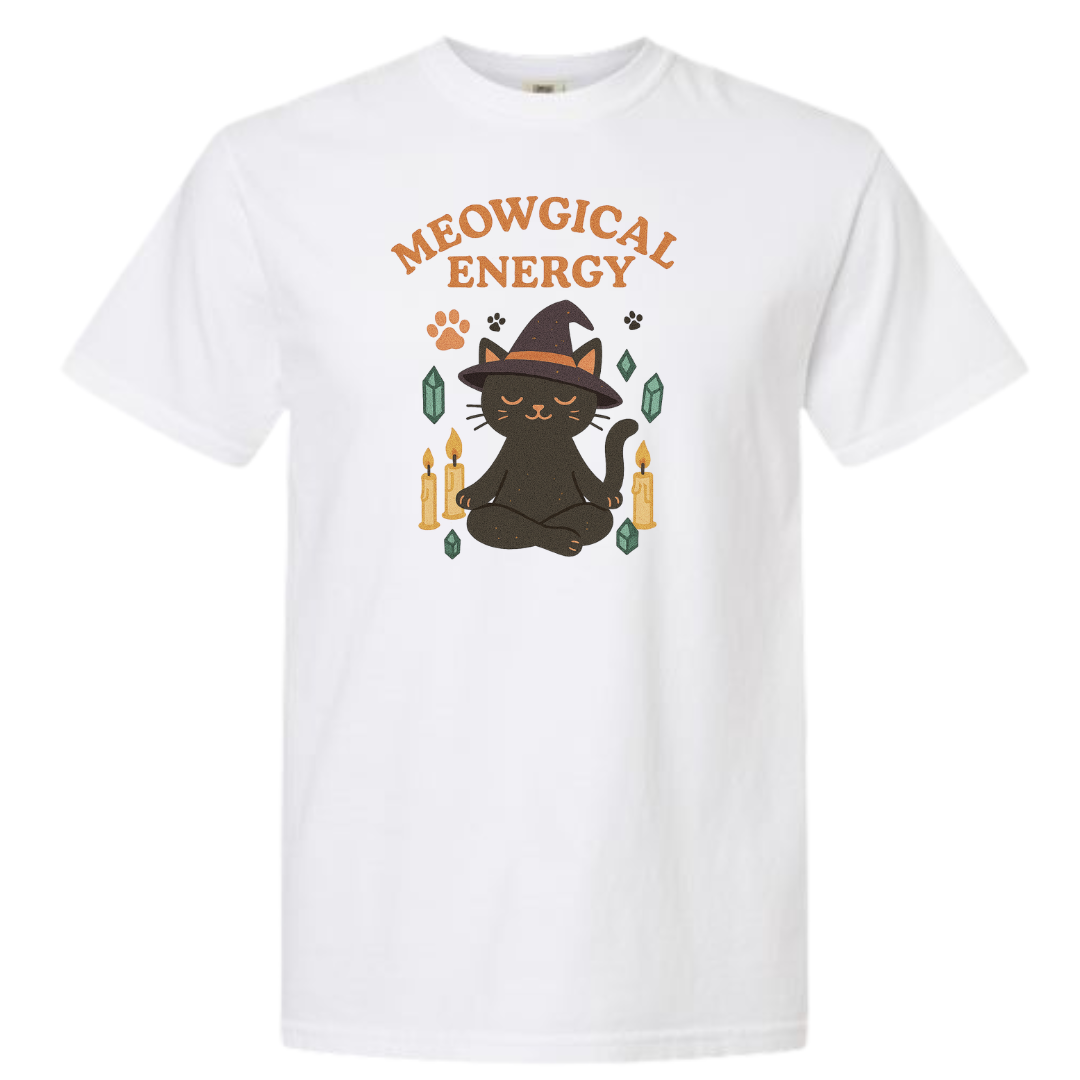 Meowgical Energy Graphic T-Shirt