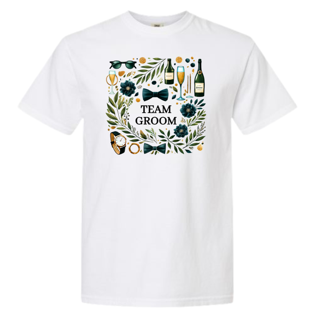 Team Groom Wedding Party T-Shirt
