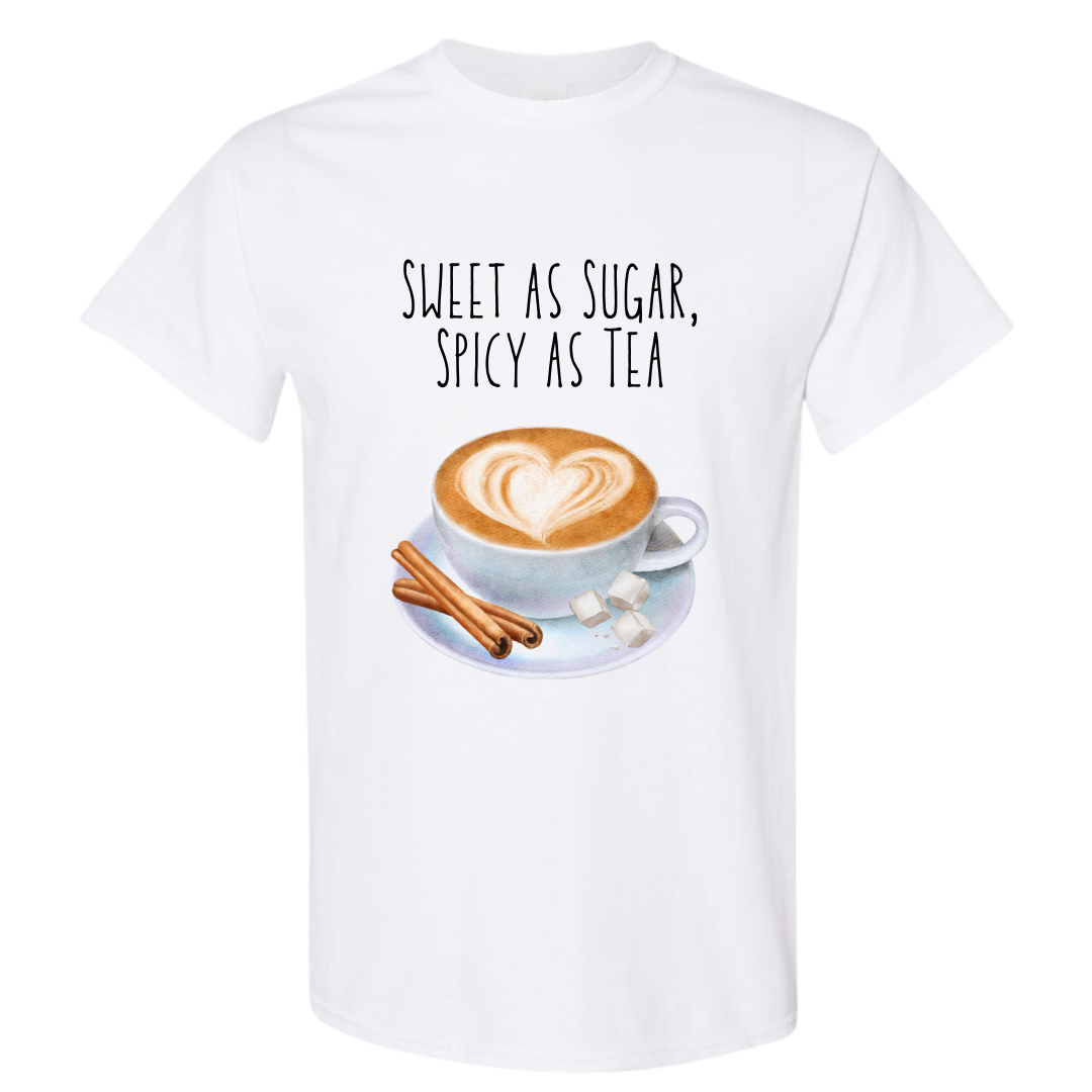 Sweet as Sugar, Spicy as Tea Graphic T-Shirt