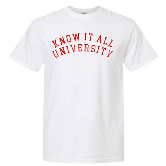 Know It All University Graphic T-Shirt