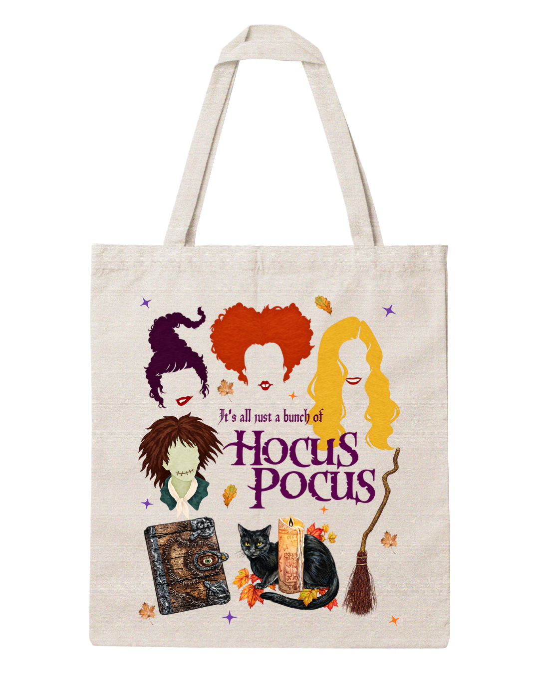 Hocus Pocus–Inspired Totes