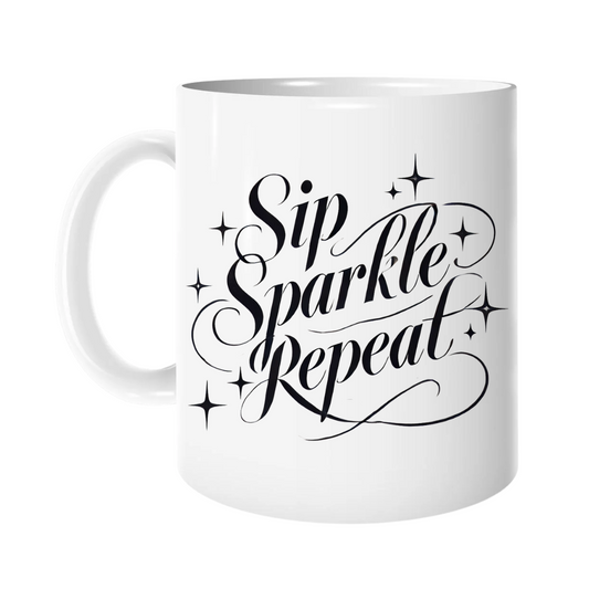 Sip, Sparkle, Repeat Mug