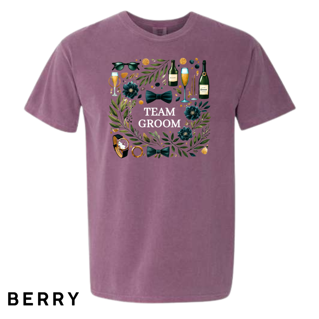 Team Groom Wedding Party T-Shirt