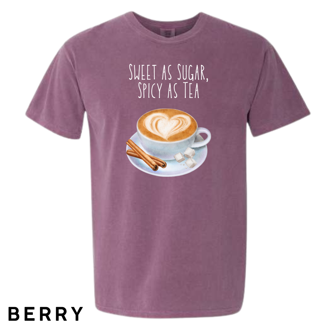 Sweet as Sugar, Spicy as Tea Graphic T-Shirt