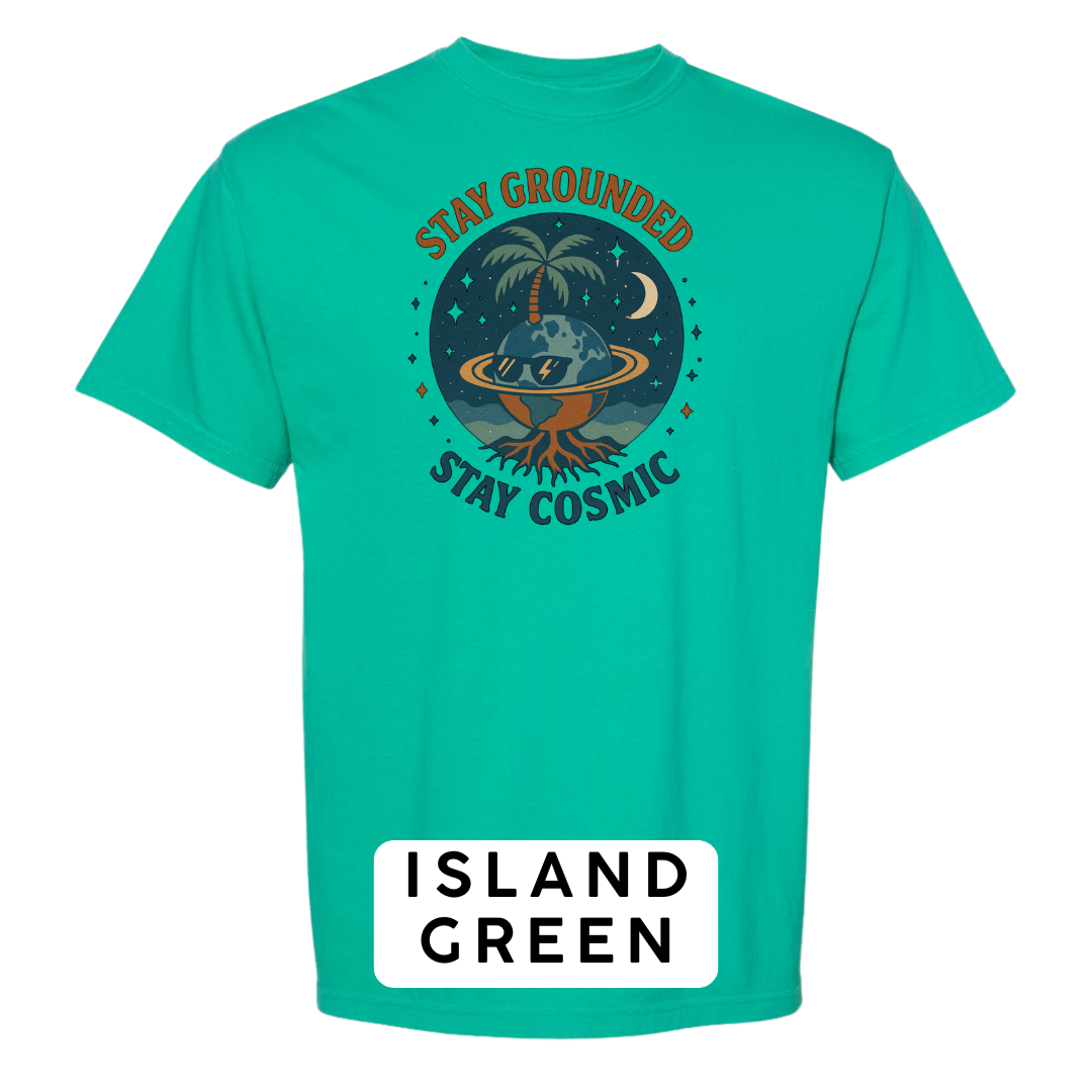 Stay Grounded Stay Cosmic Graphic T-Shirt