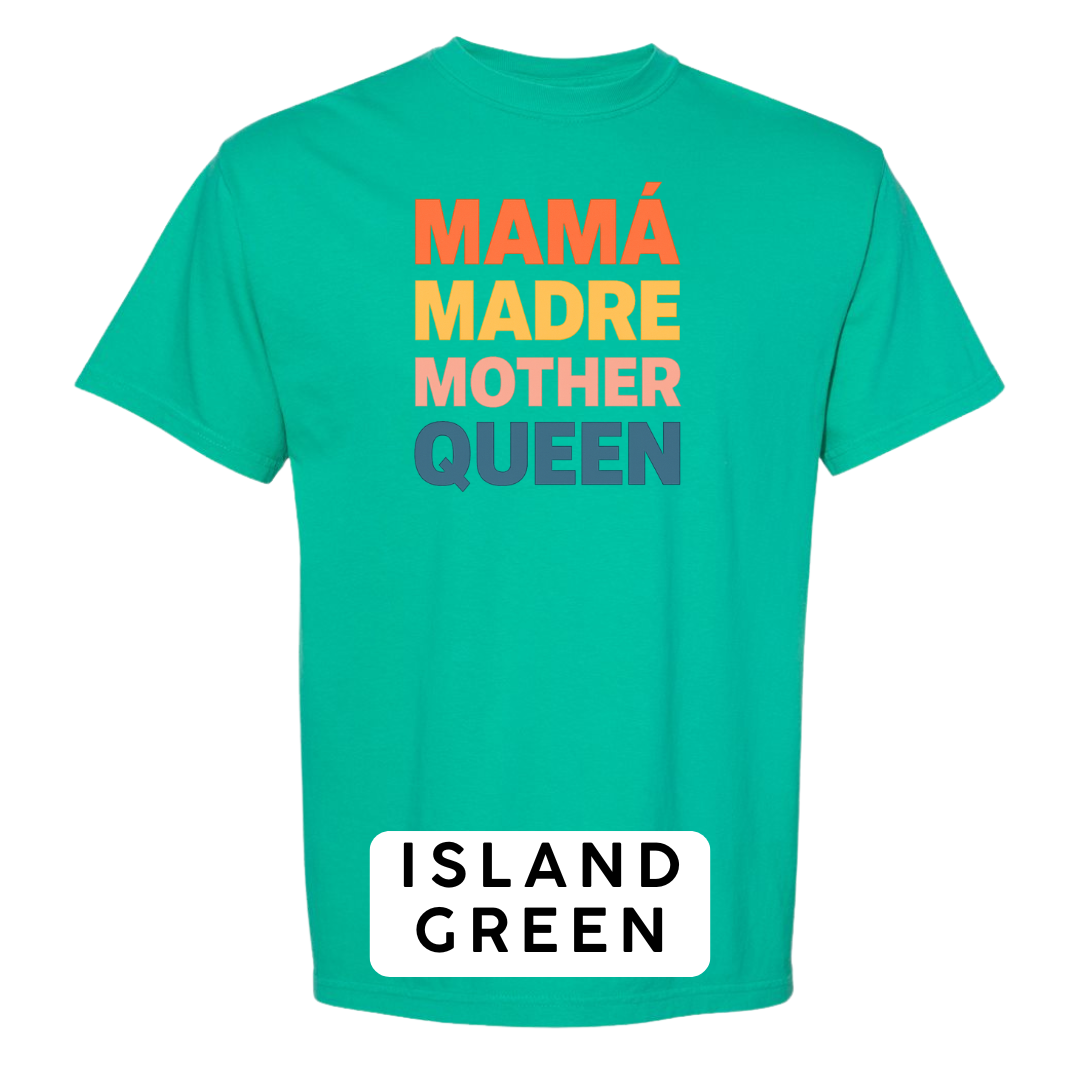 Mamá Madre Mother Queen Graphic T-Shirt