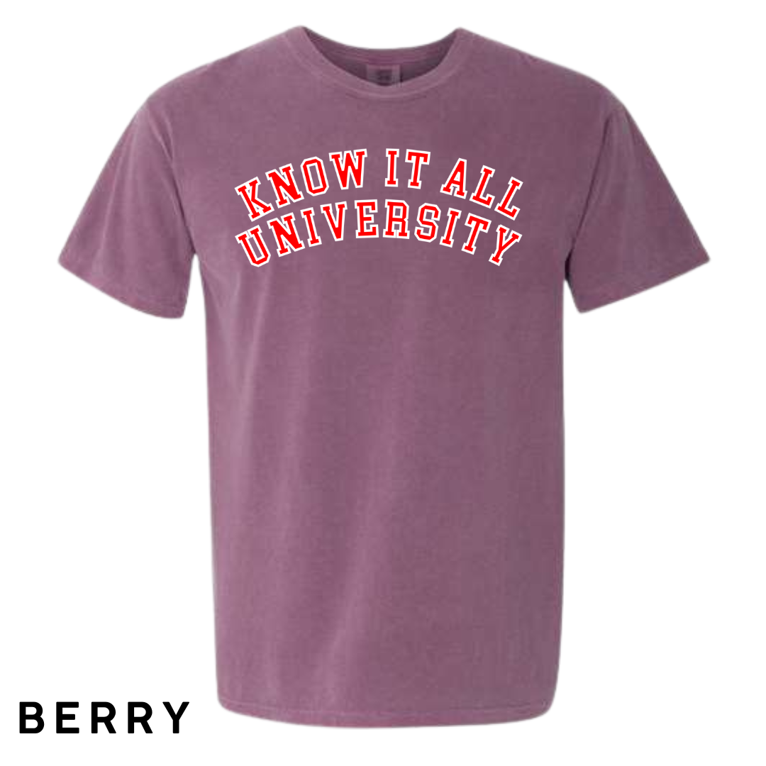 Know It All University Graphic T-Shirt