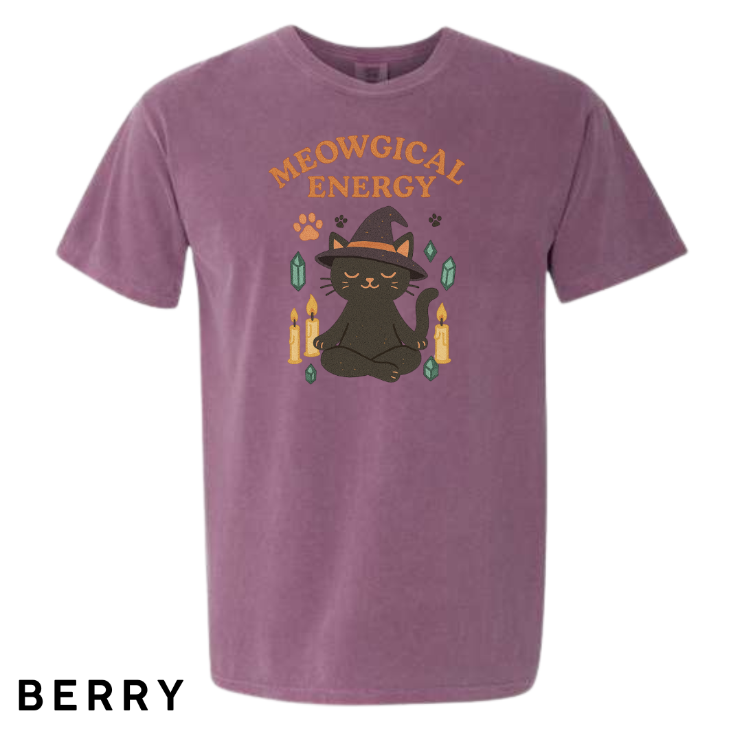 Meowgical Energy Graphic T-Shirt