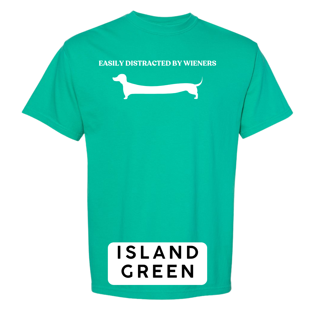 Easily Distracted by Wieners Graphic T-Shirt