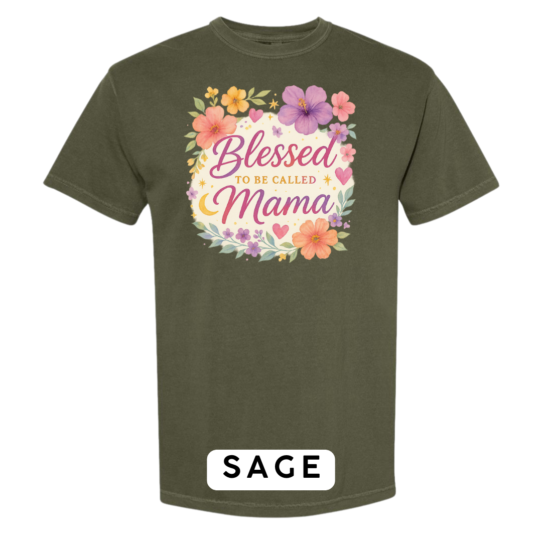 Blessed to Be Called Mama Graphic T-Shirt