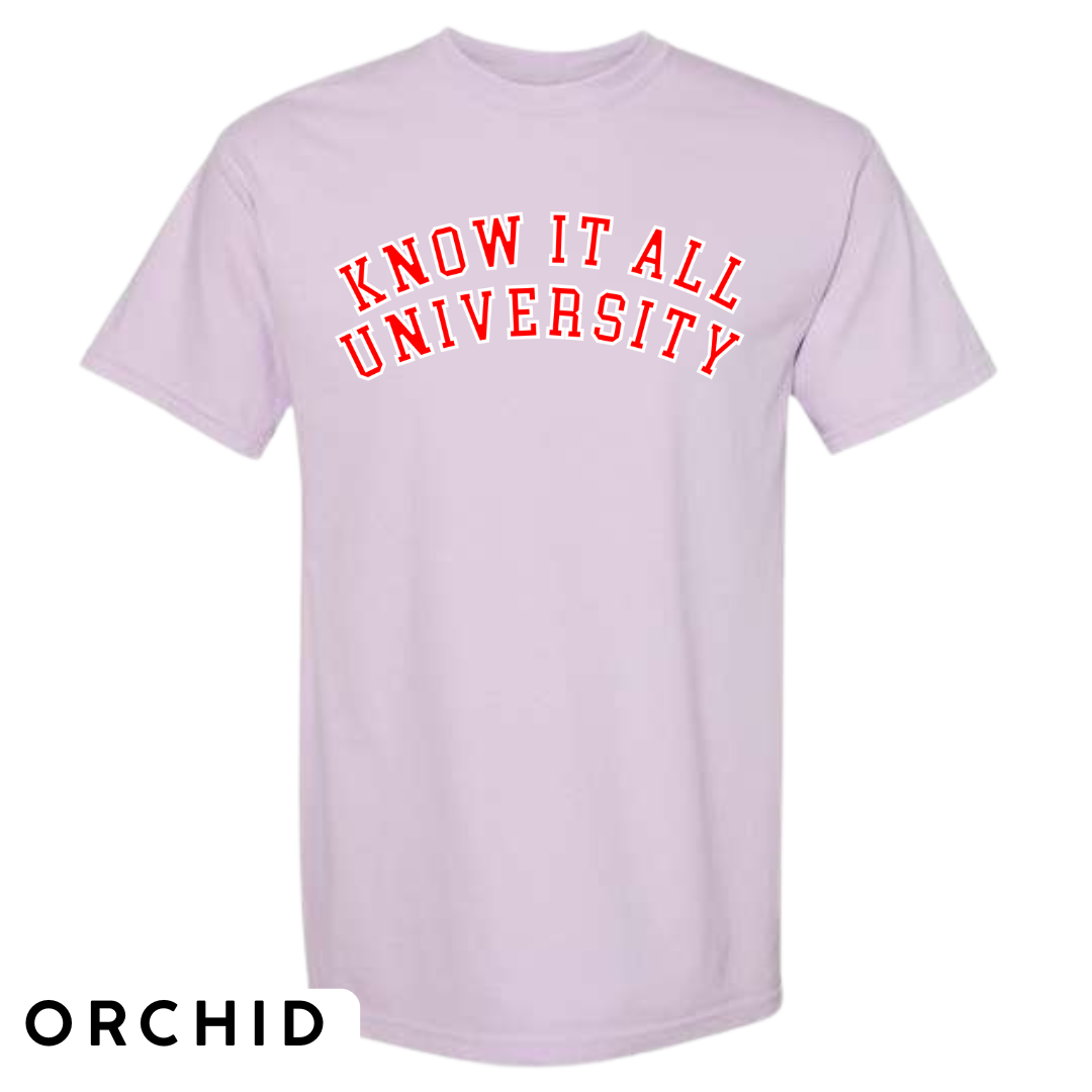 Know It All University Graphic T-Shirt