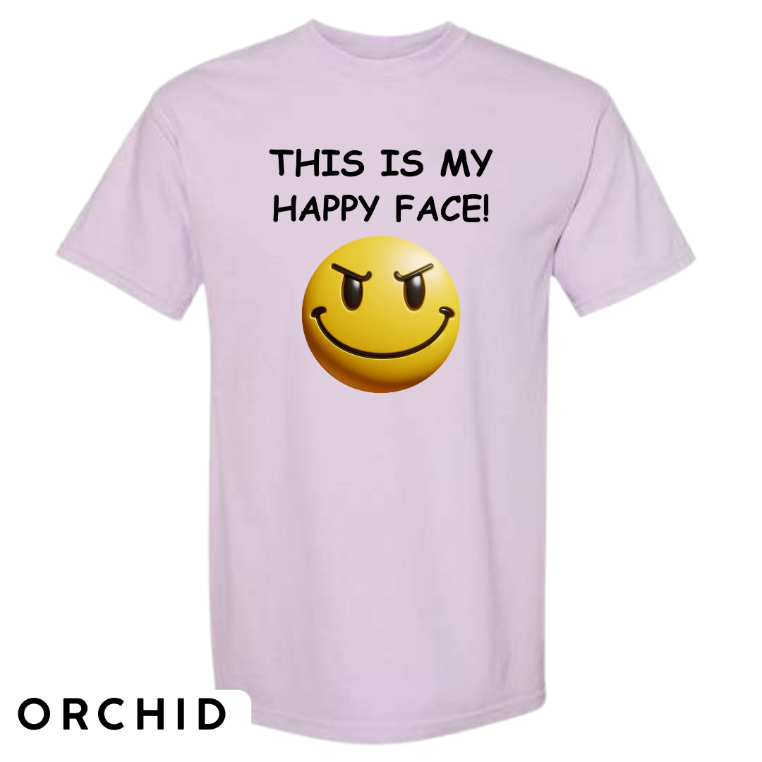 This Is My Happy Face Graphic T-Shirt