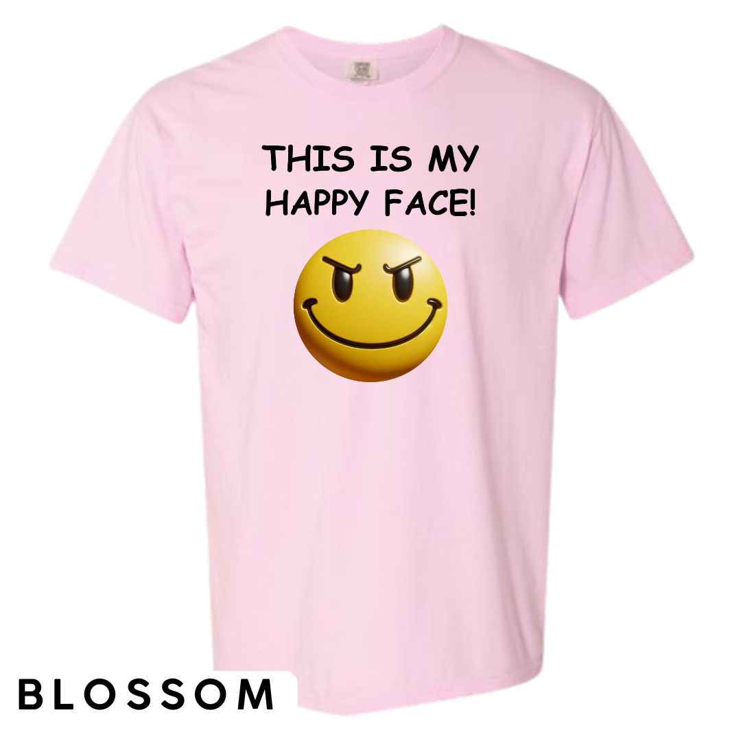This Is My Happy Face Graphic T-Shirt