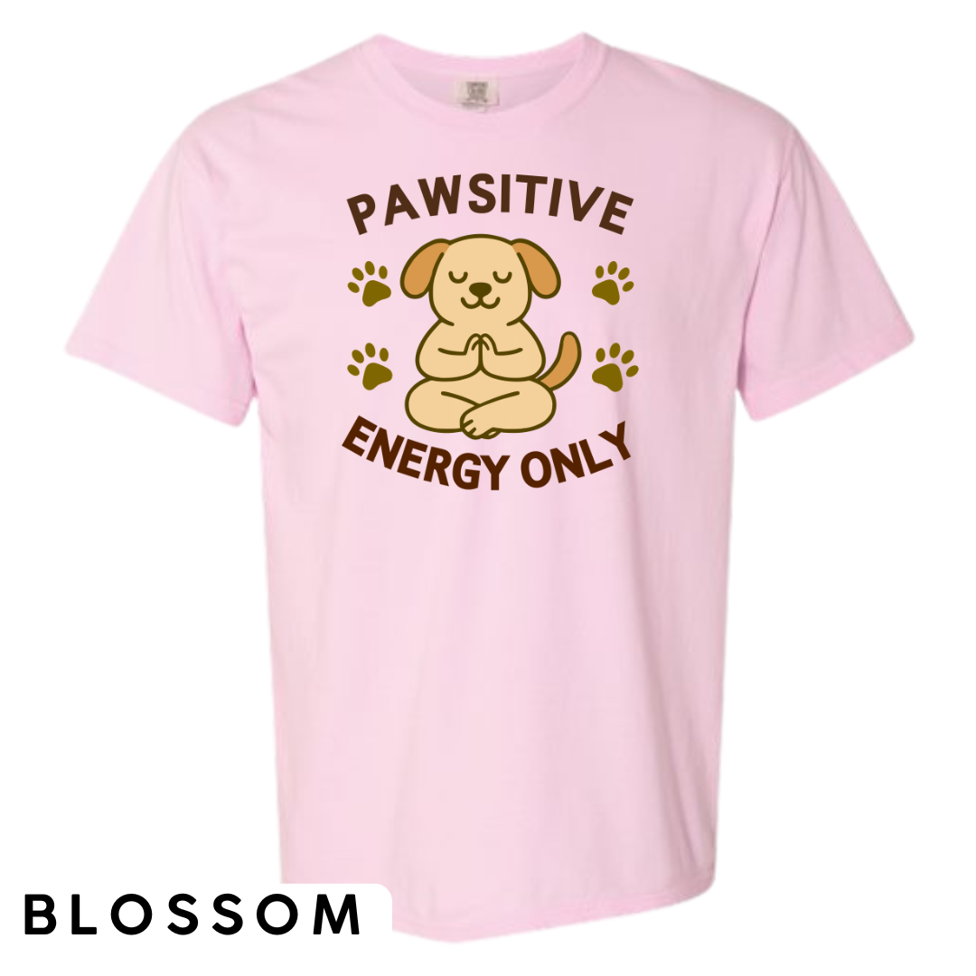 Pawsitive Energy Only Graphic T-Shirt
