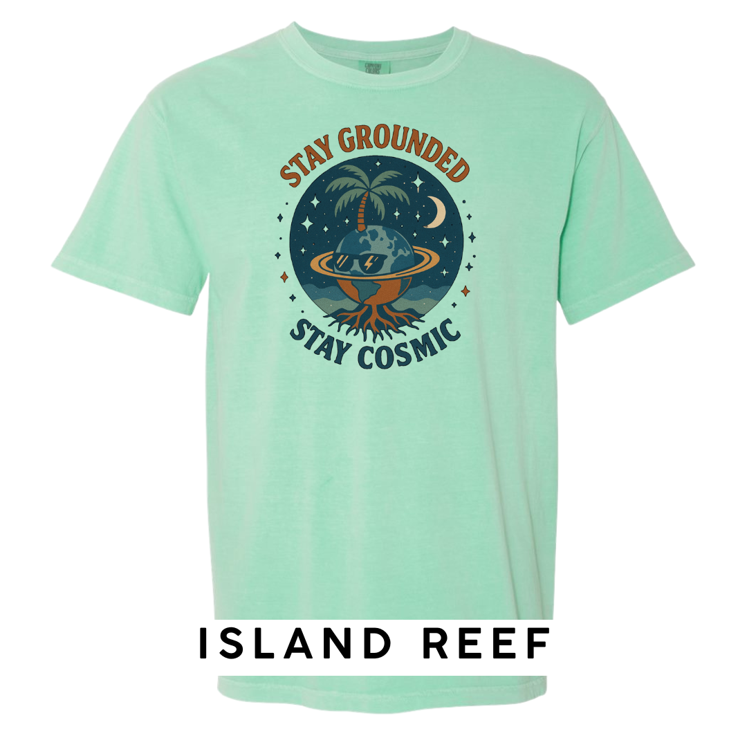 Stay Grounded Stay Cosmic Graphic T-Shirt
