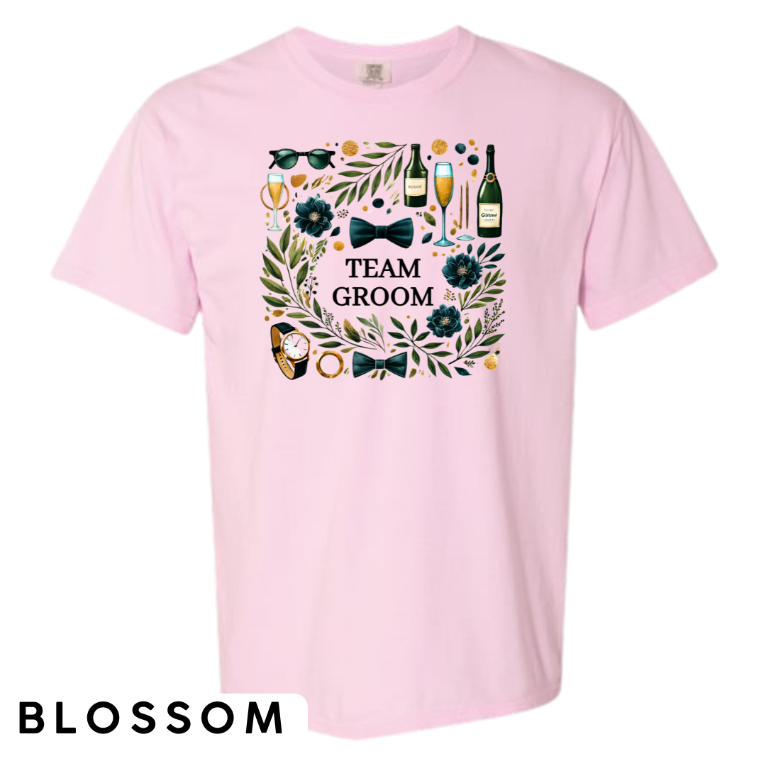 Team Groom Wedding Party T-Shirt