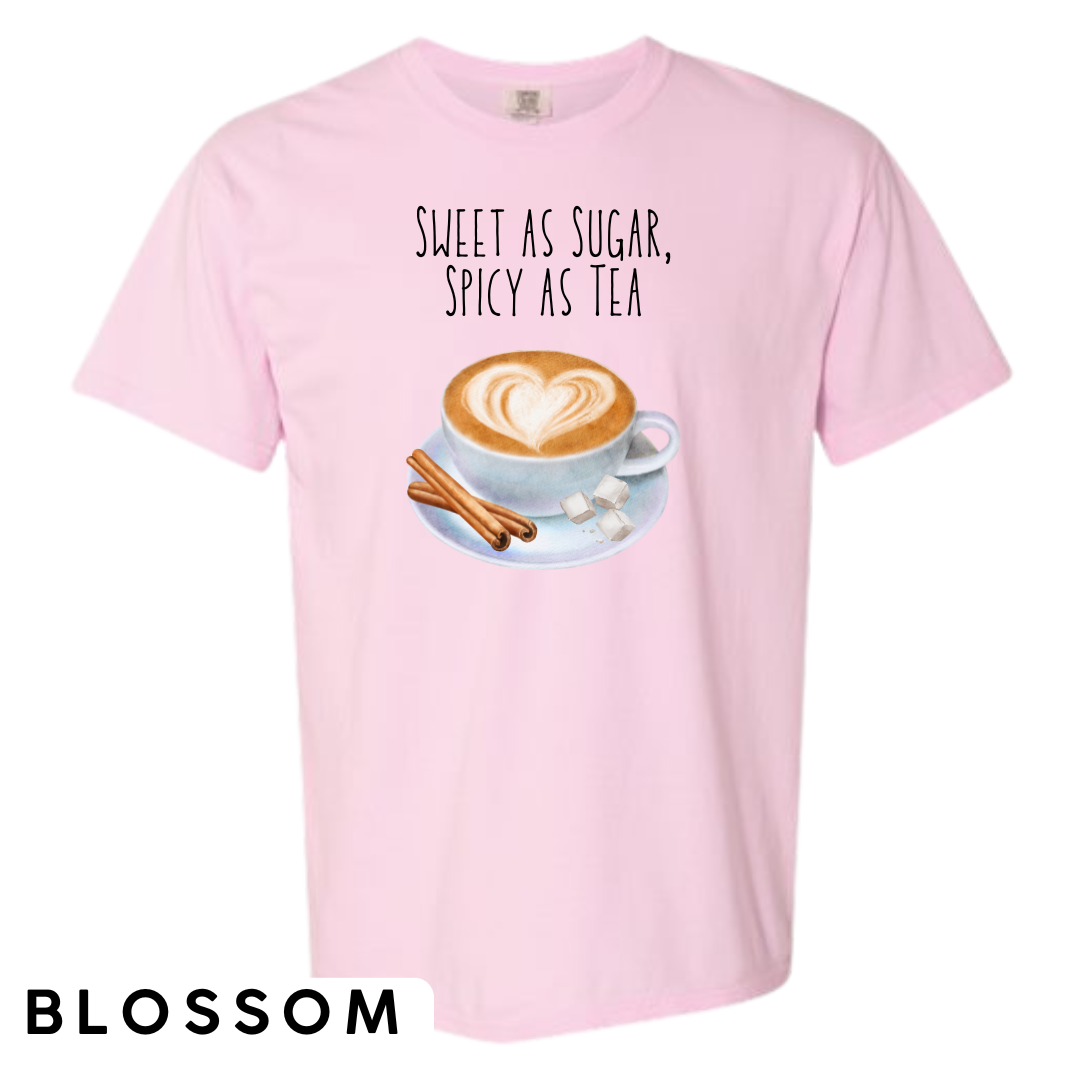 Sweet as Sugar, Spicy as Tea Graphic T-Shirt