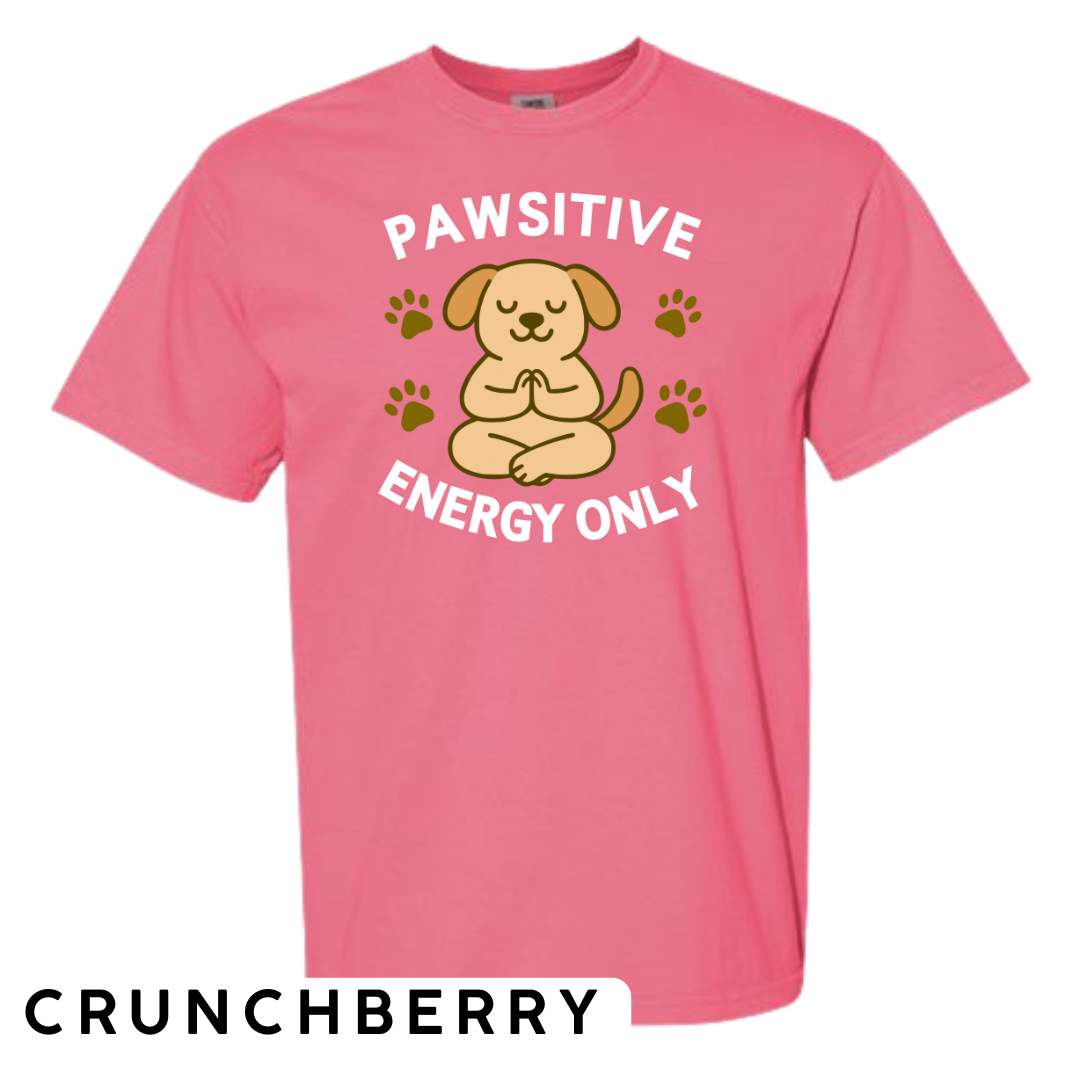 Pawsitive Energy Only Graphic T-Shirt
