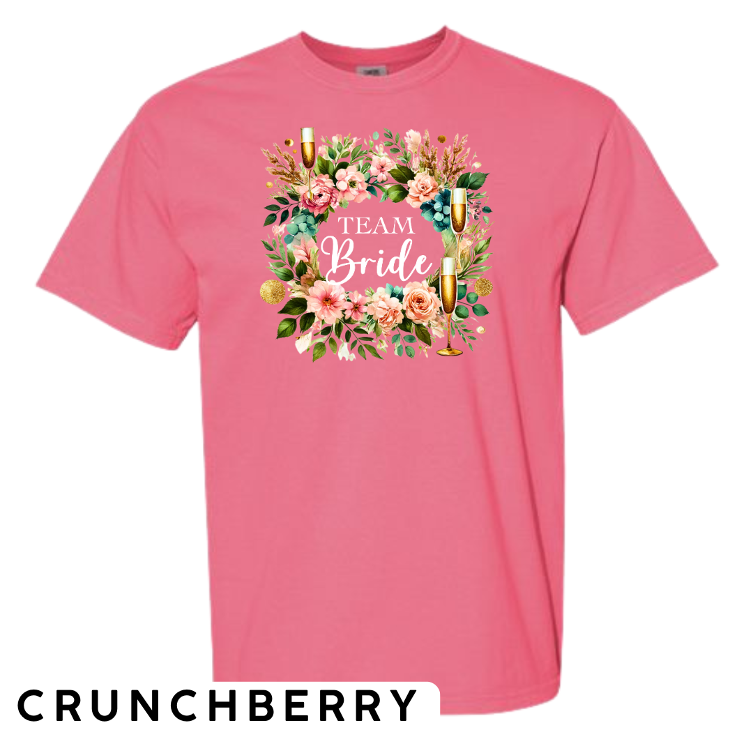 Team Bride Wedding Party T-Shirt