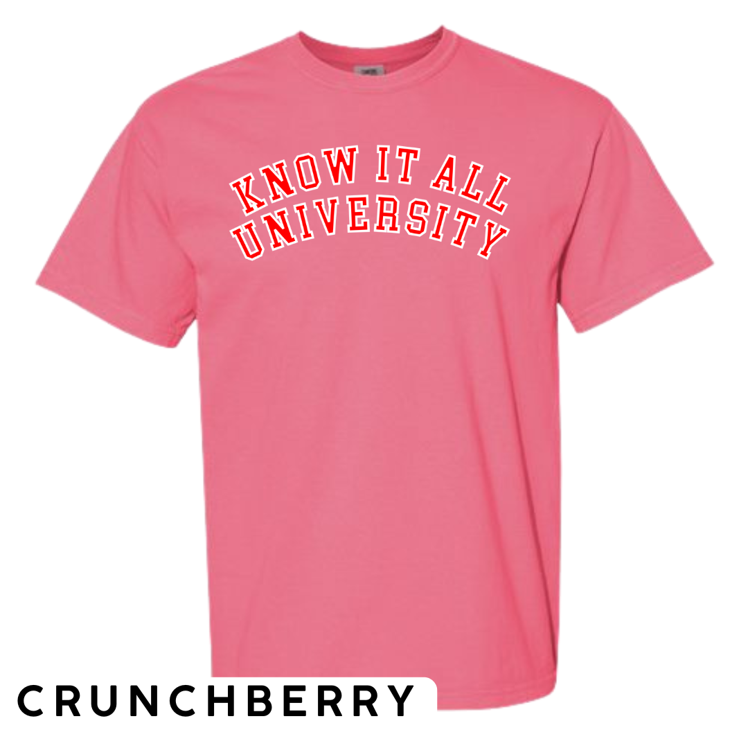 Know It All University Graphic T-Shirt