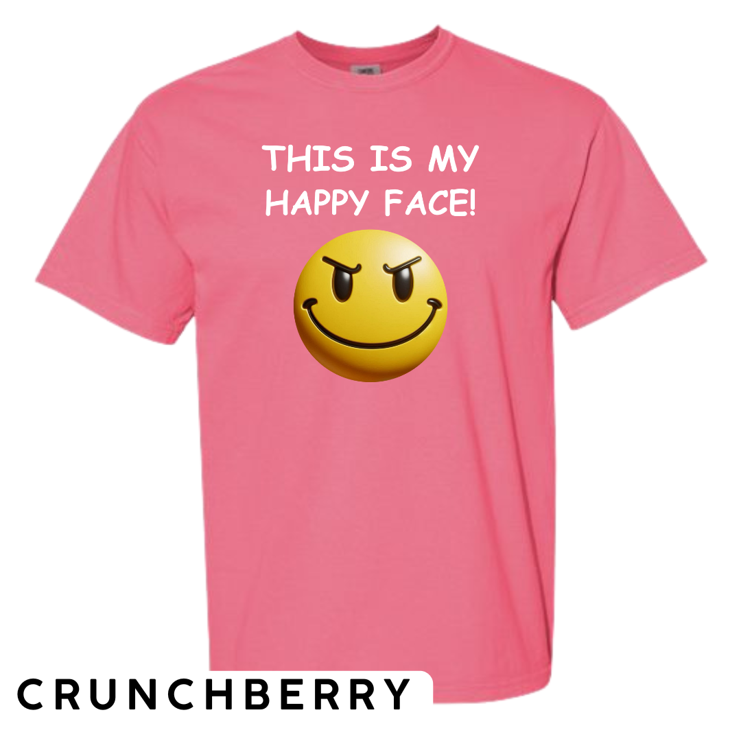 This Is My Happy Face Graphic T-Shirt