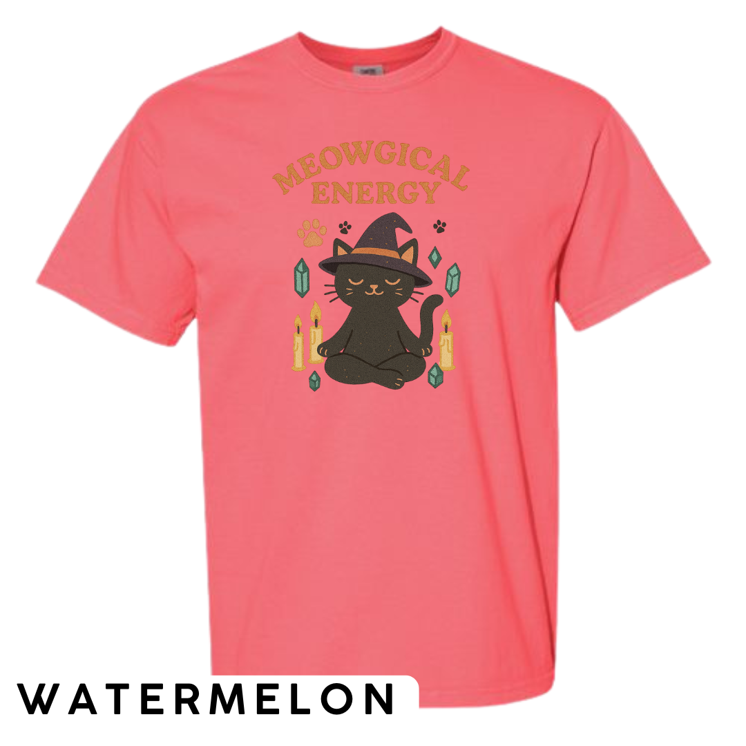 Meowgical Energy Graphic T-Shirt