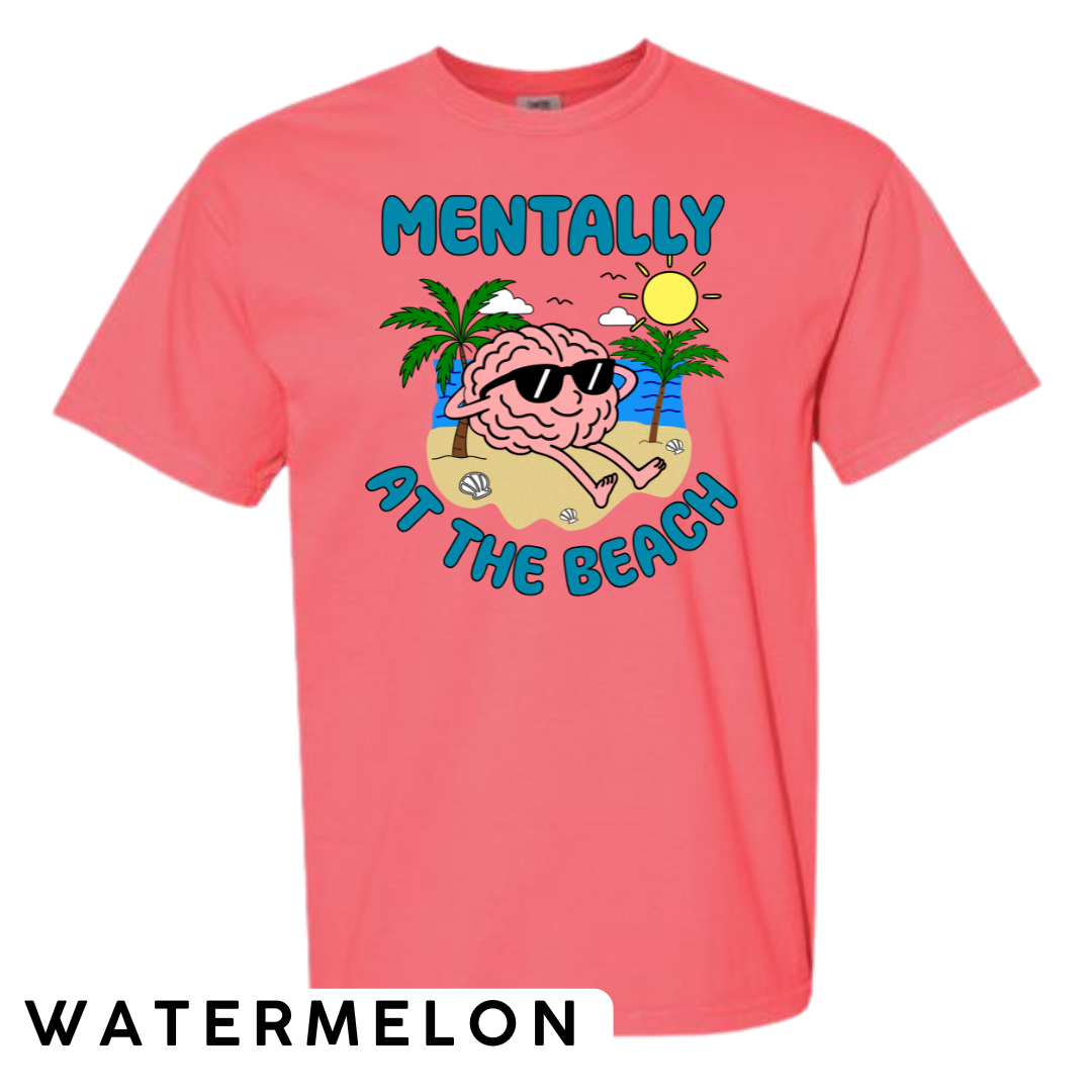 Mentally at the Beach Graphic T-Shirt
