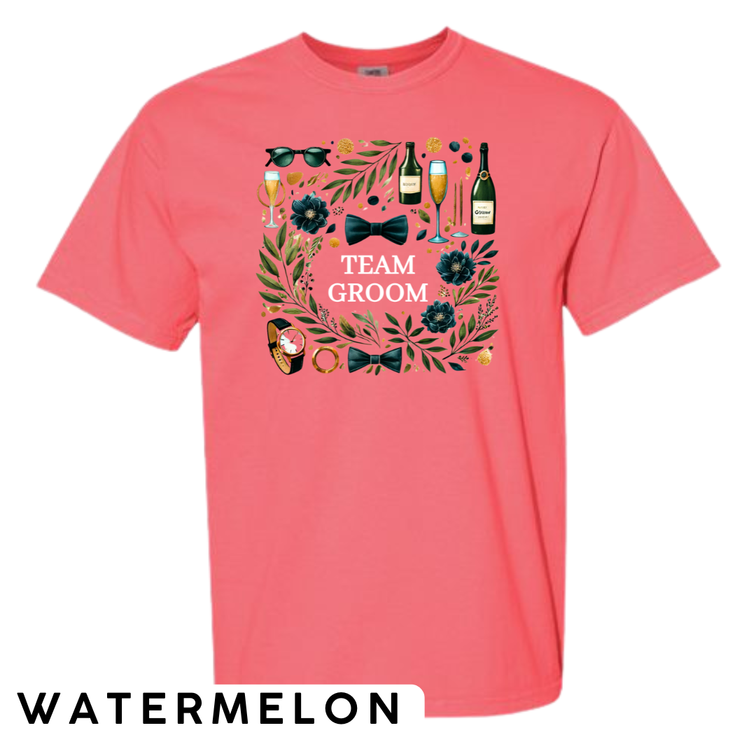 Team Groom Wedding Party T-Shirt