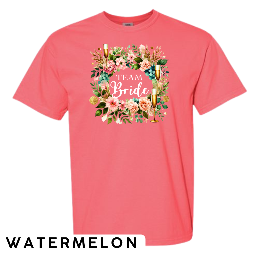 Team Bride Wedding Party T-Shirt