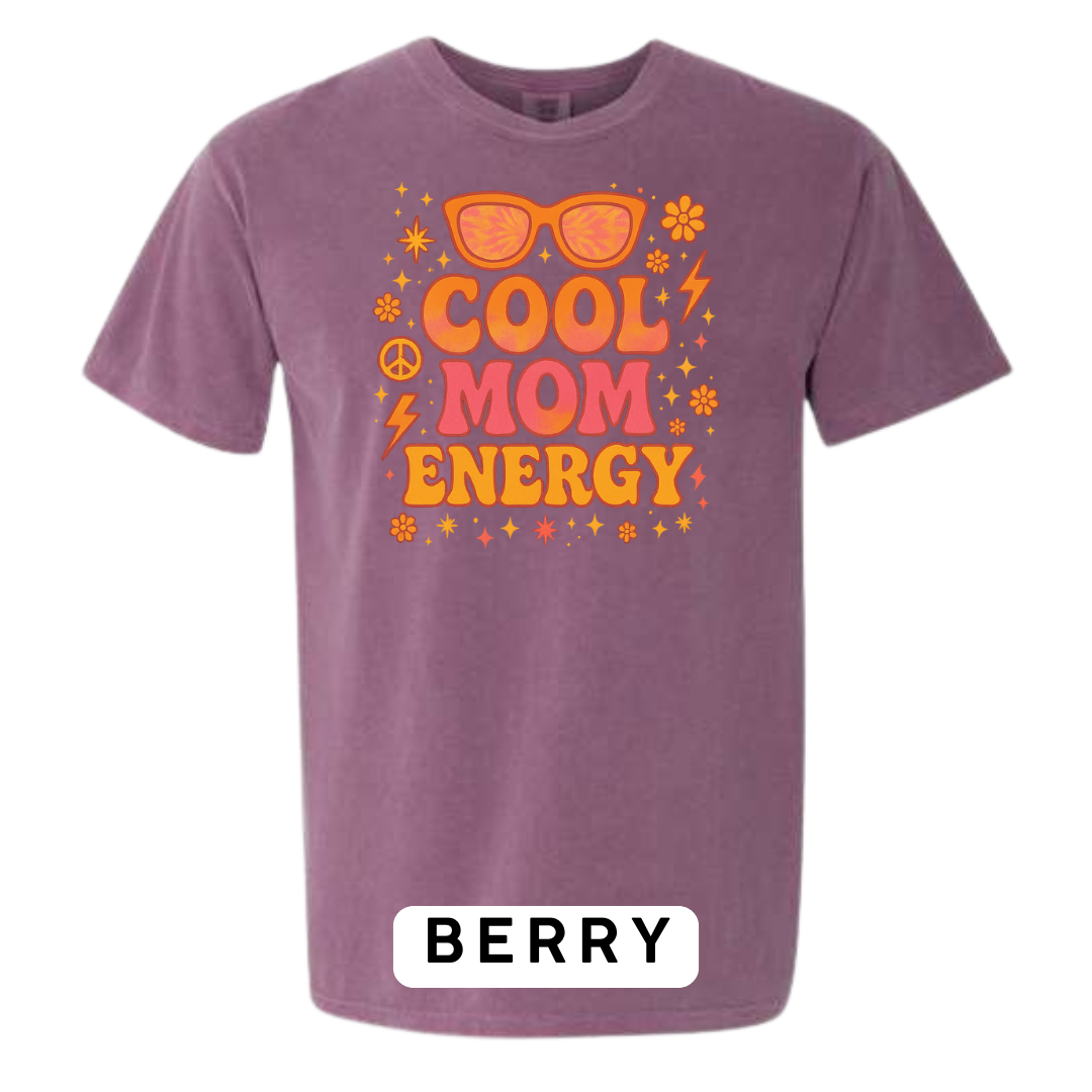Cool Mom Energy Graphic T-Shirt