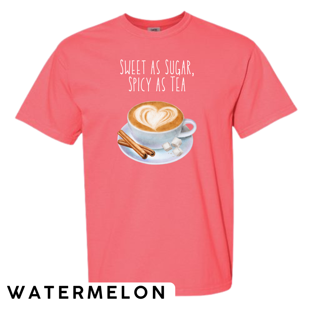 Sweet as Sugar, Spicy as Tea Graphic T-Shirt
