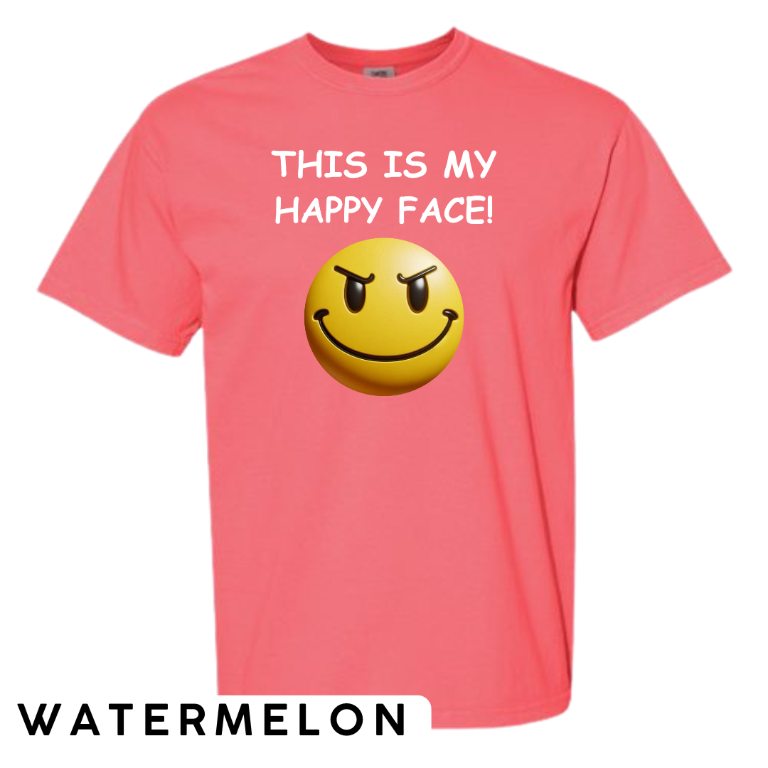 This Is My Happy Face Graphic T-Shirt