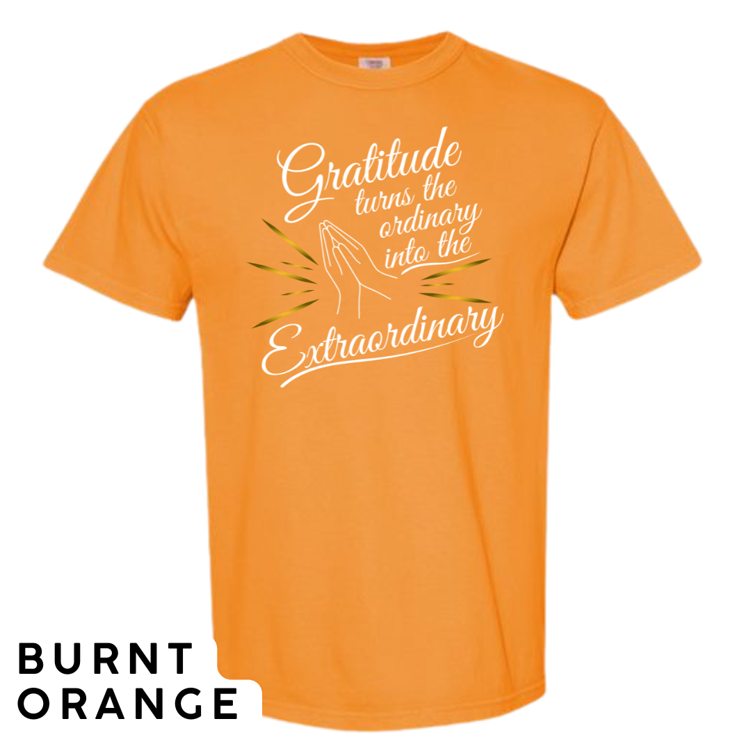 Gratitude Turns the Ordinary to Extraordinary Graphic T-Shirt