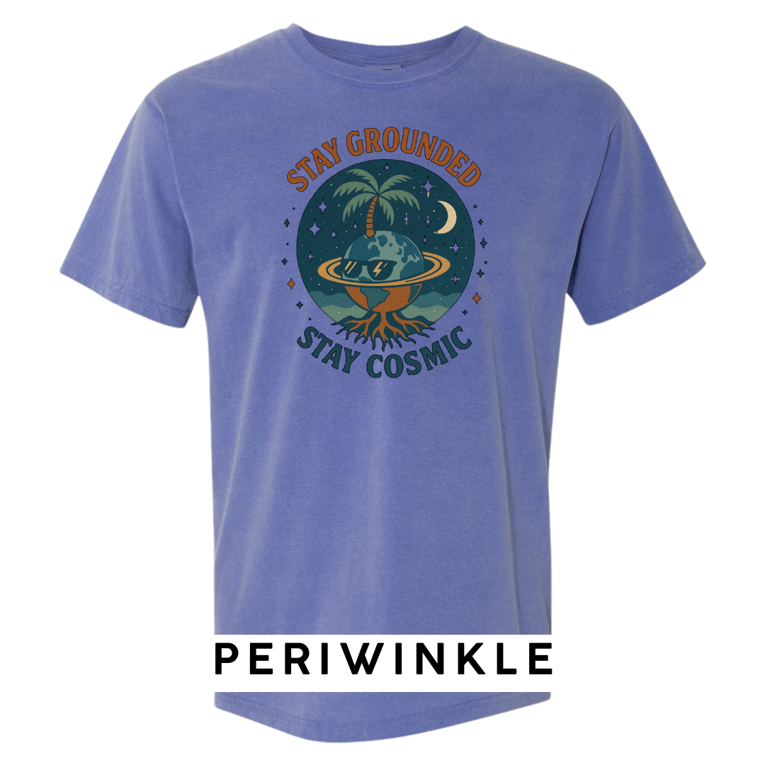 Stay Grounded Stay Cosmic Graphic T-Shirt