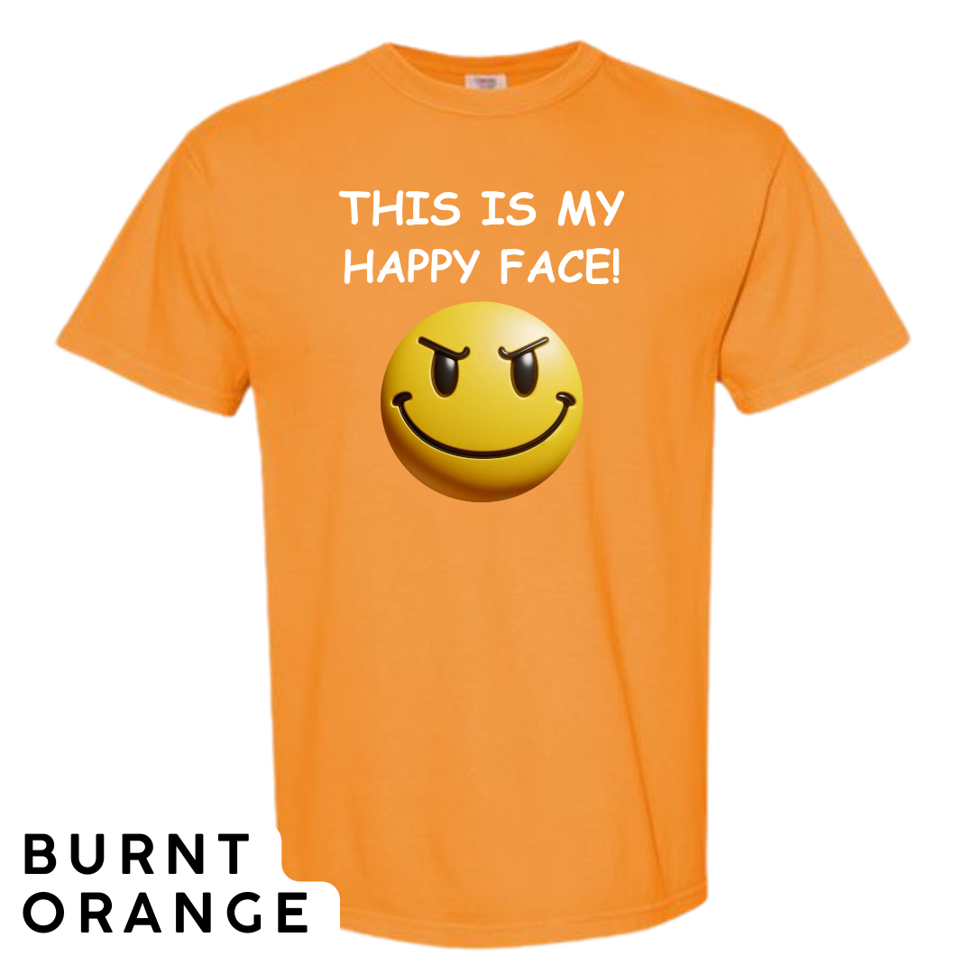This Is My Happy Face Graphic T-Shirt