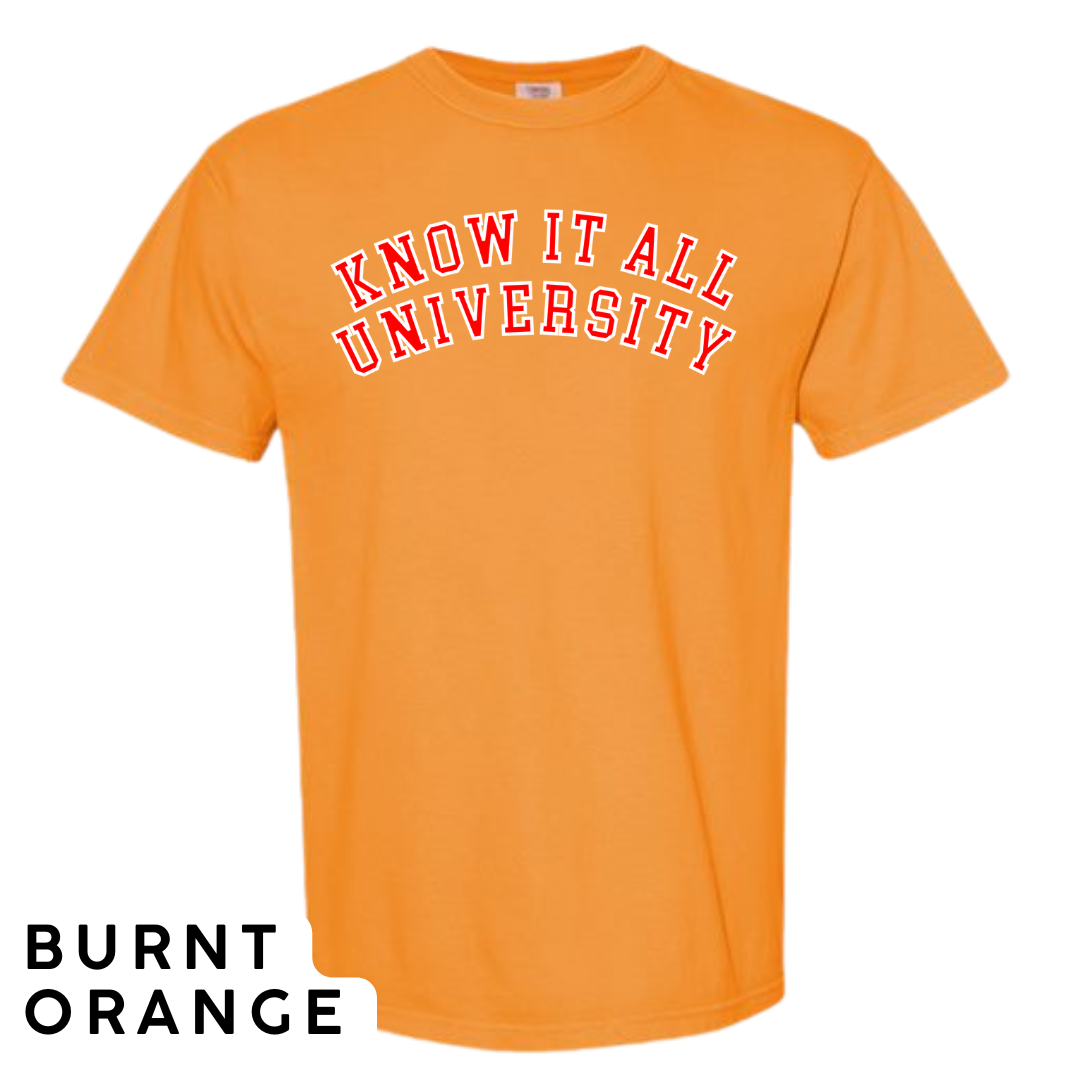 Know It All University Graphic T-Shirt