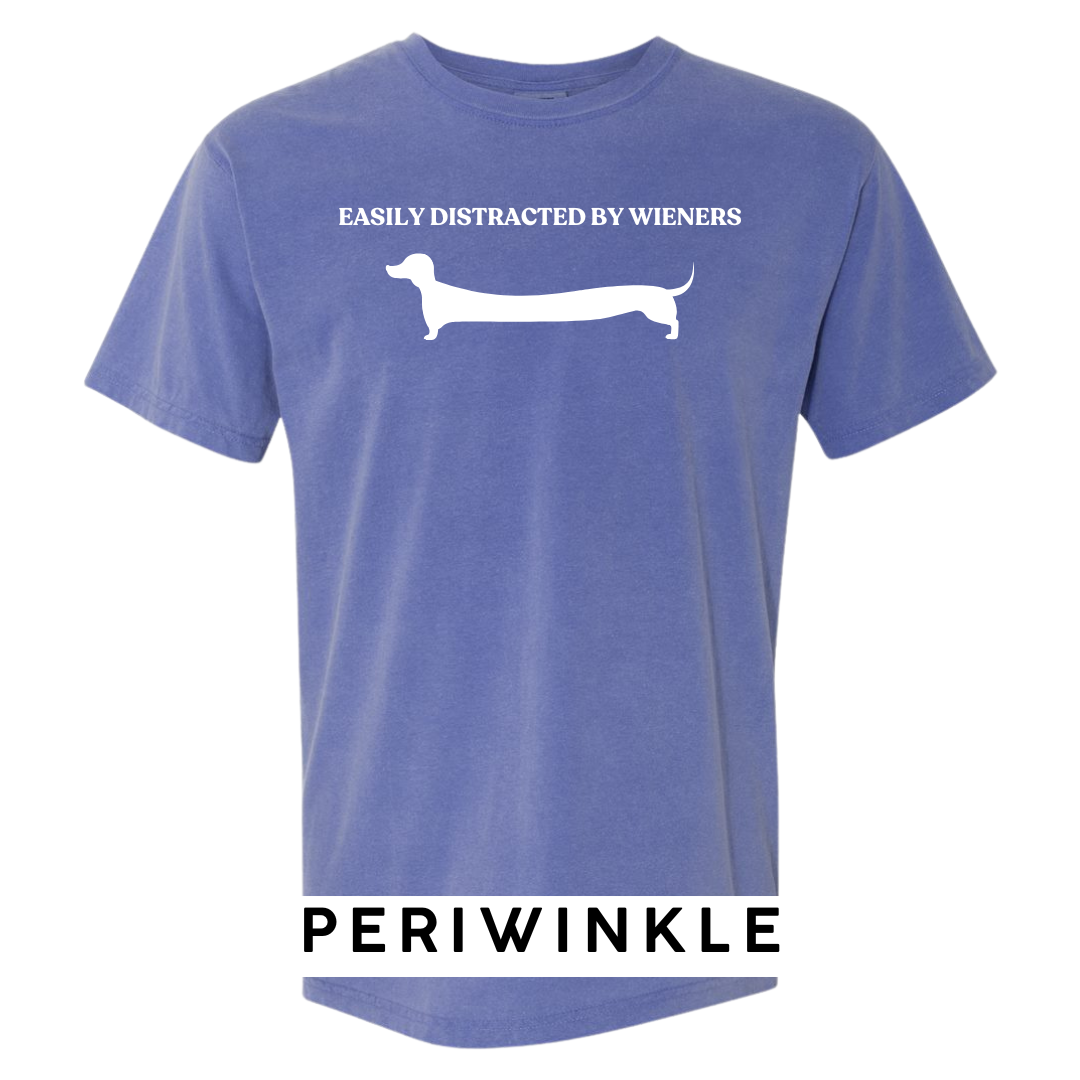 Easily Distracted by Wieners Graphic T-Shirt