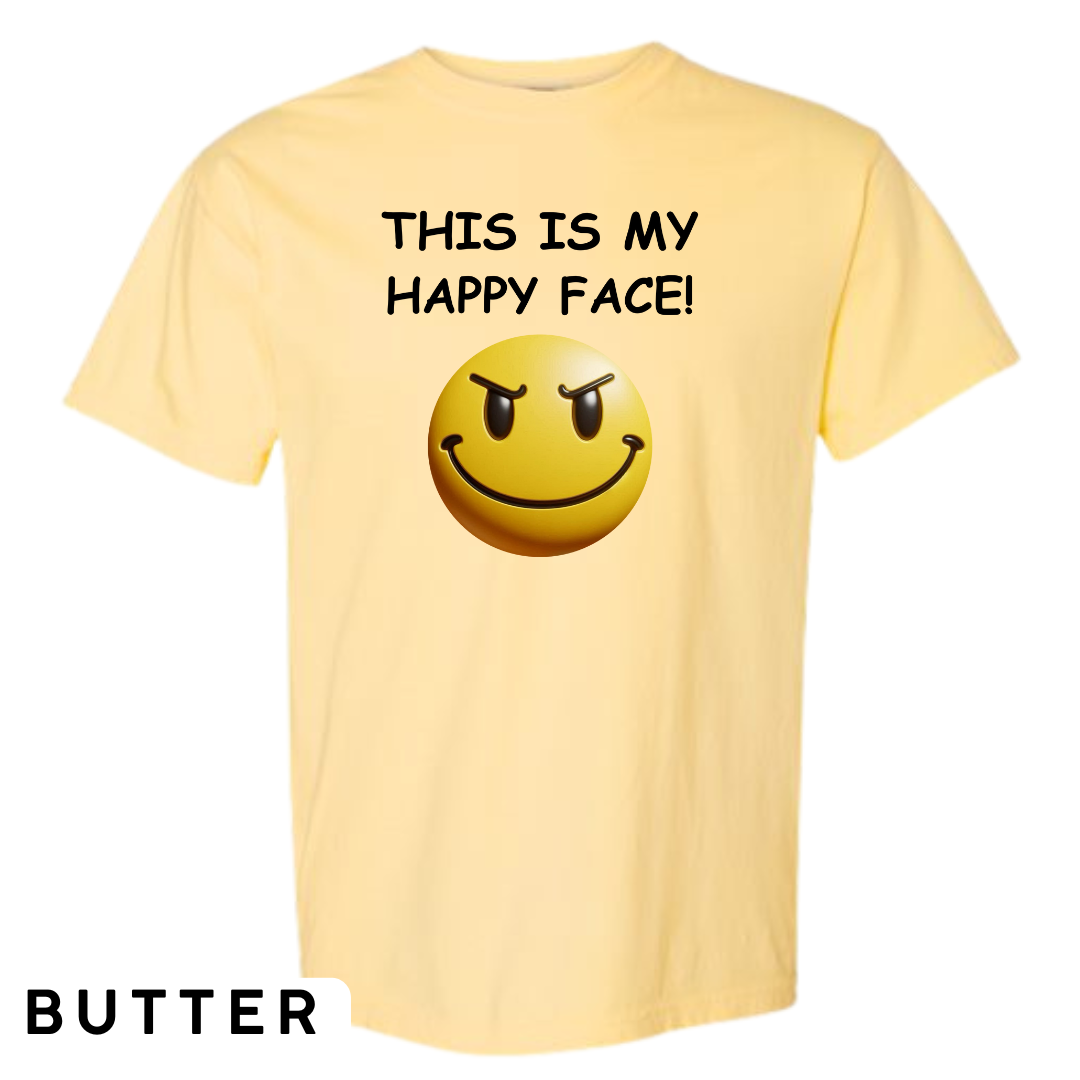 This Is My Happy Face Graphic T-Shirt