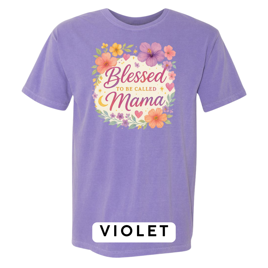 Blessed to Be Called Mama Graphic T-Shirt